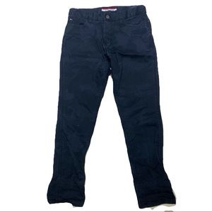Tommy Hilfiger camo pattern navy pants
